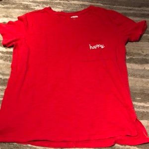 red old navy shirt